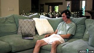 Blonde MILF stepmother Rachael Cavalli cant resist her stepsons huge dick