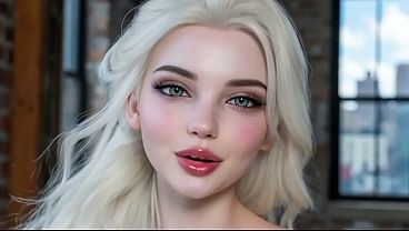 Stunning Blonde Elsa – AI Generated